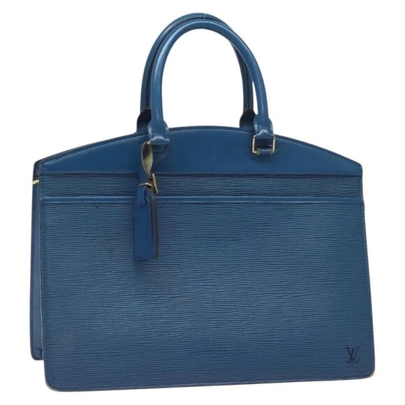 LOUIS VUITTON Epi Riviera Hand Bag Blue M48185 LV Auth BA3792 - Picture 1 of 16